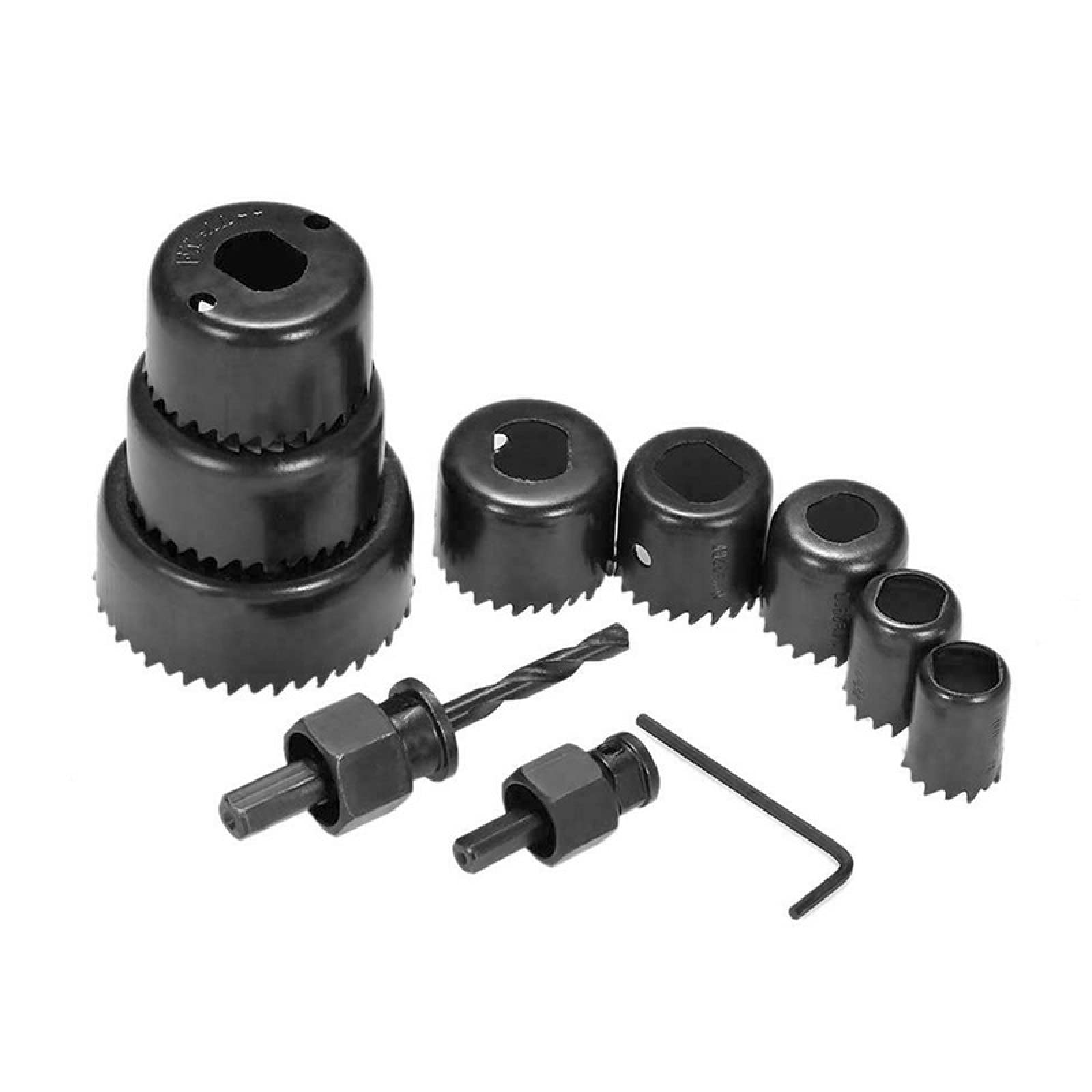 16 Pz 19-127mm Lavorazione Del Legno Sega A Tazza Set Punta Da Trapano In Acciaio Al Carbonio Foro Cutter Set Per Cartongesso Soffitto Legno Sega A Tazza Kit