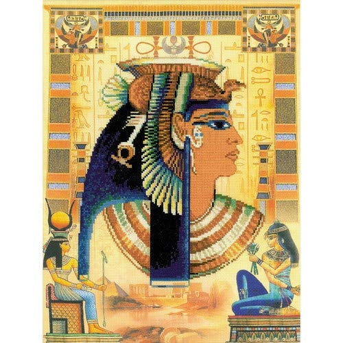 RIOLIS Cross Stitch Kit - PT-0046 - Cleopatra, Multi-color, 30cm x 40cm - Image 2