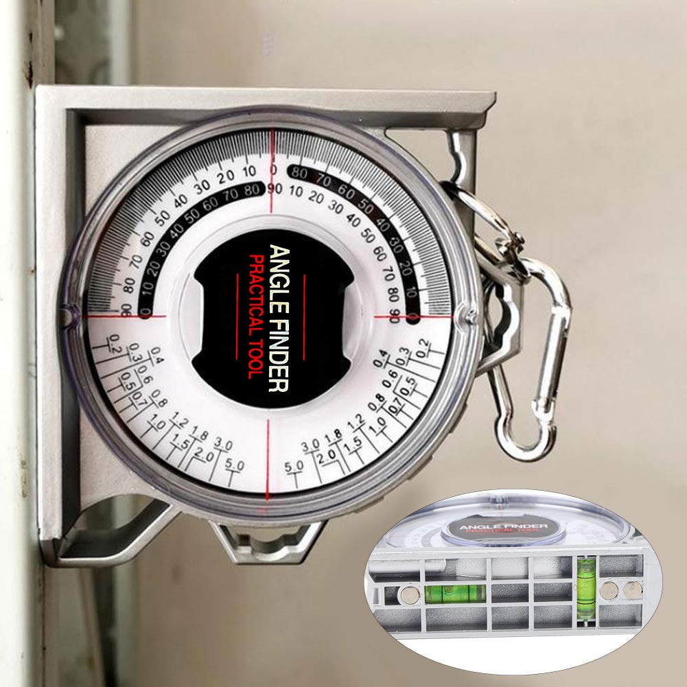 YAOGOHUA Magnetic Angle Locator Multi Functional Professional Protractor Woodworking Tools