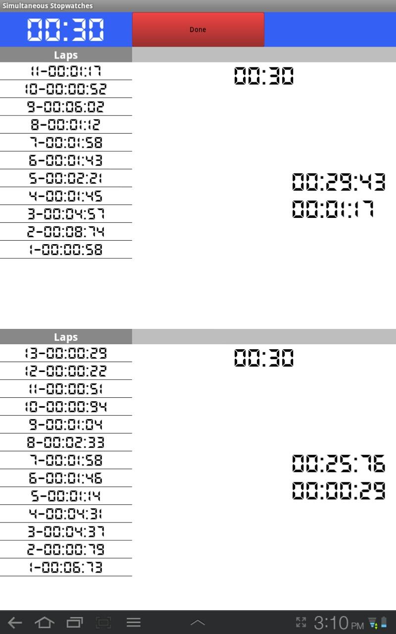 Stopwatch for Coaches App on Amazon Appstore