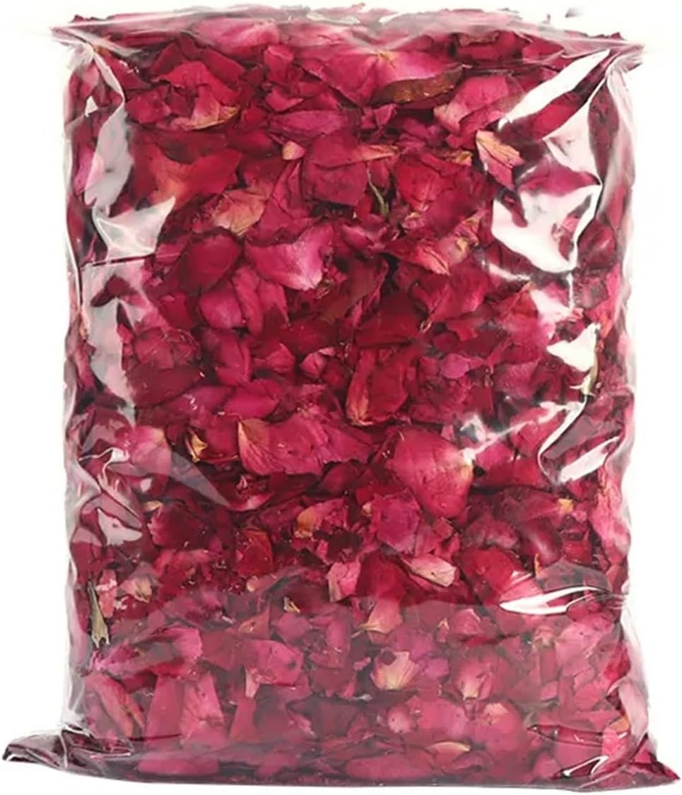 AMPUTEE DIY Dried Rose Petals Wedding Party Natural Plant Home Decoration Bath Soak (Color : 500 g)