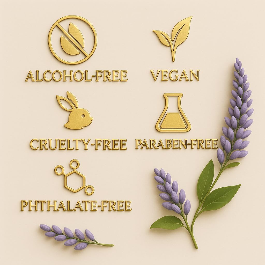 Roll-On Perfume Oil – Alcohol-Free – 10 mL (Bold Lavender)