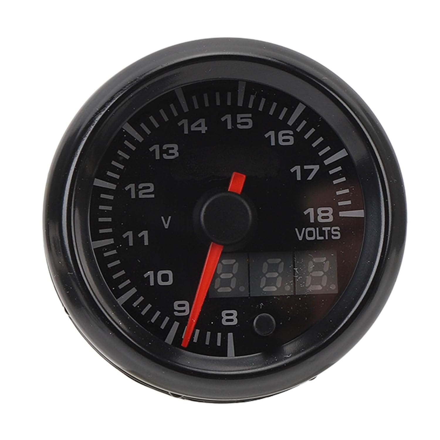 52mm Car Digital Voltmeter LED Voltage Gauge Meter 8 to 18V for All DC12V Cars,Digital Voltage Meter 52mm Car Voltmeter,Car LED Volts Gauge Meter