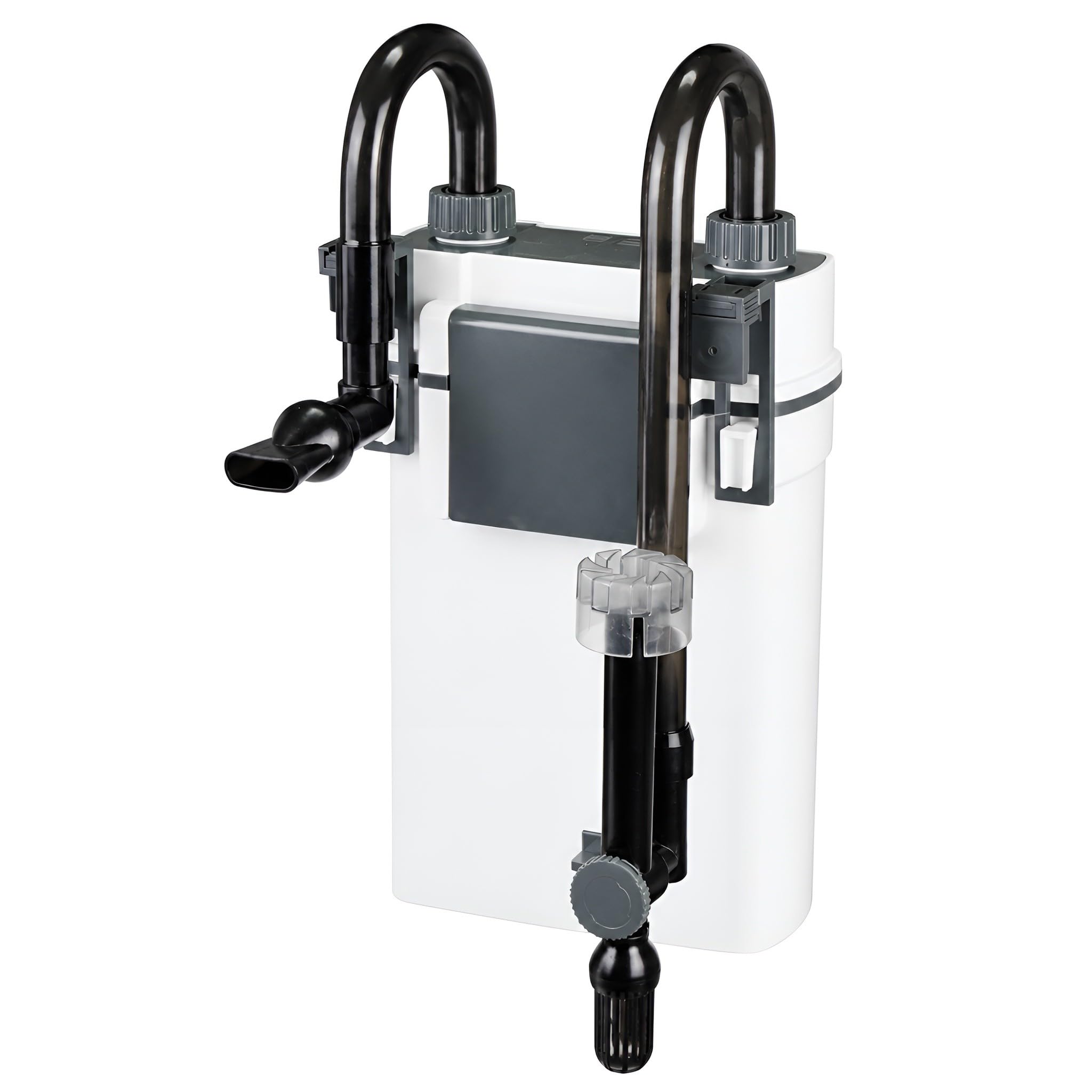 Aquarium Filter, Hang On Back Aquarium Filter für 10-40 Gallonen Fischtank, 3-stufiger Kanisterfilter mit Oberflächenskimmer Sprühstange, leiser Außenfilter für Süßwasseraquarien & Schildkrötenbecken