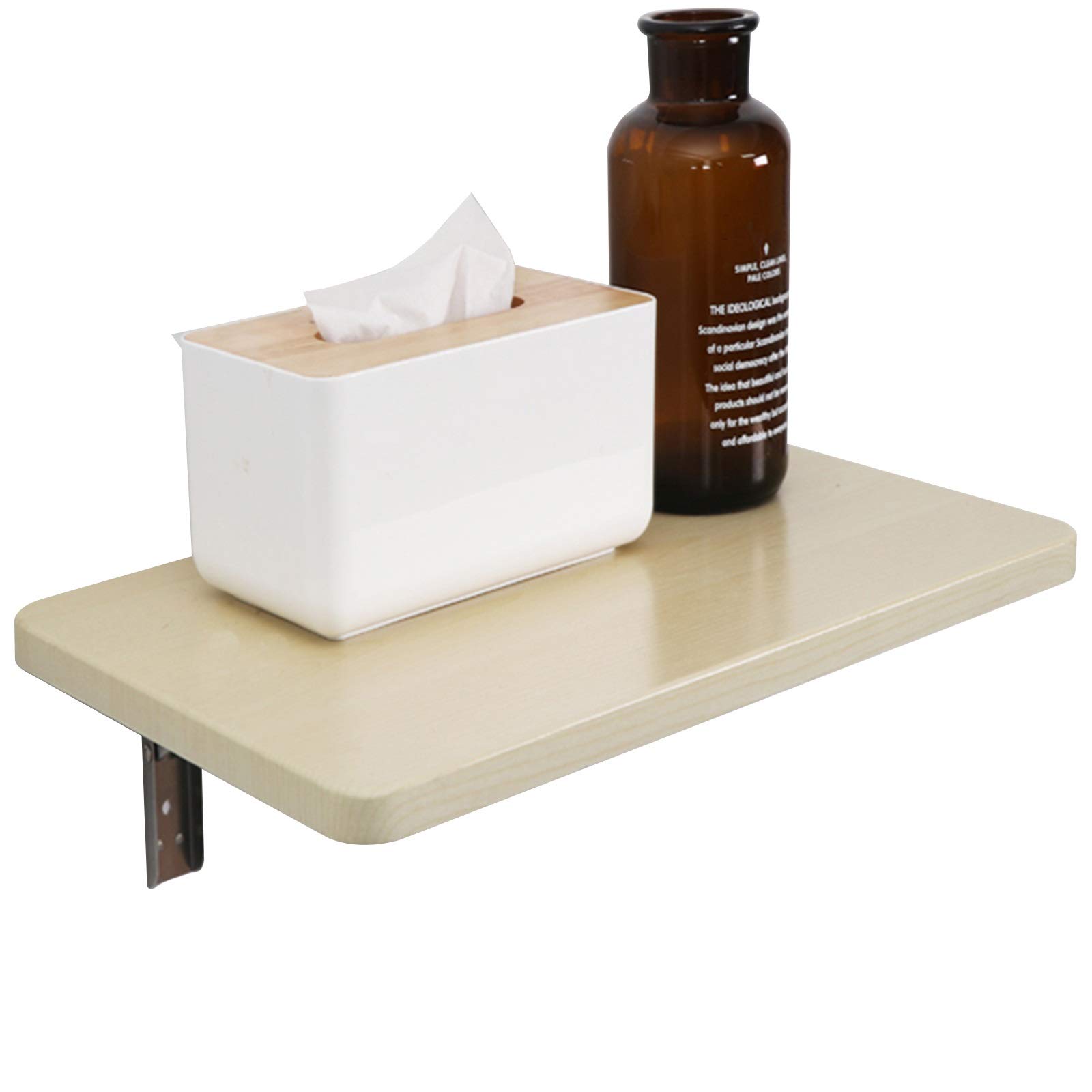 Table pliante murale rabattable gain de place pour ordinateur