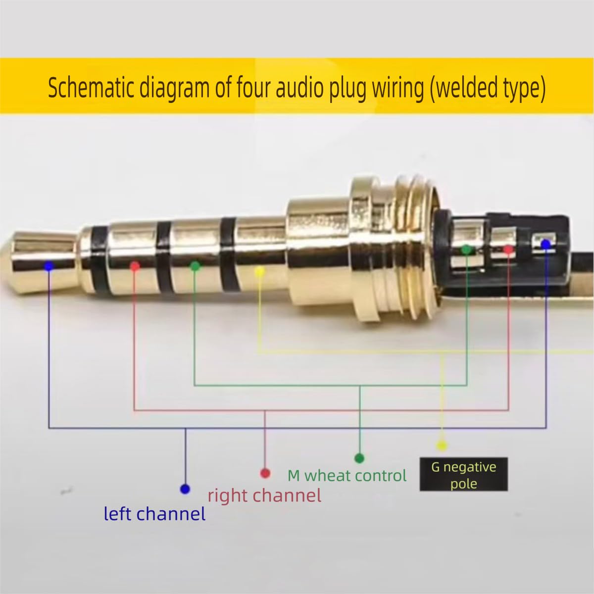 3,5 mm Kopfhörer-Y-Splitter-Audiokabel, 4-polig, 1 auf 6-Wege, 3,5 mm TRRS AUX-Stereo-Klinkenstecker, 1 Stecker auf 6 Buchsen, Adapterkabel für Kopfhörer, Headset, Laptop, Telefon (50 cm) (6
