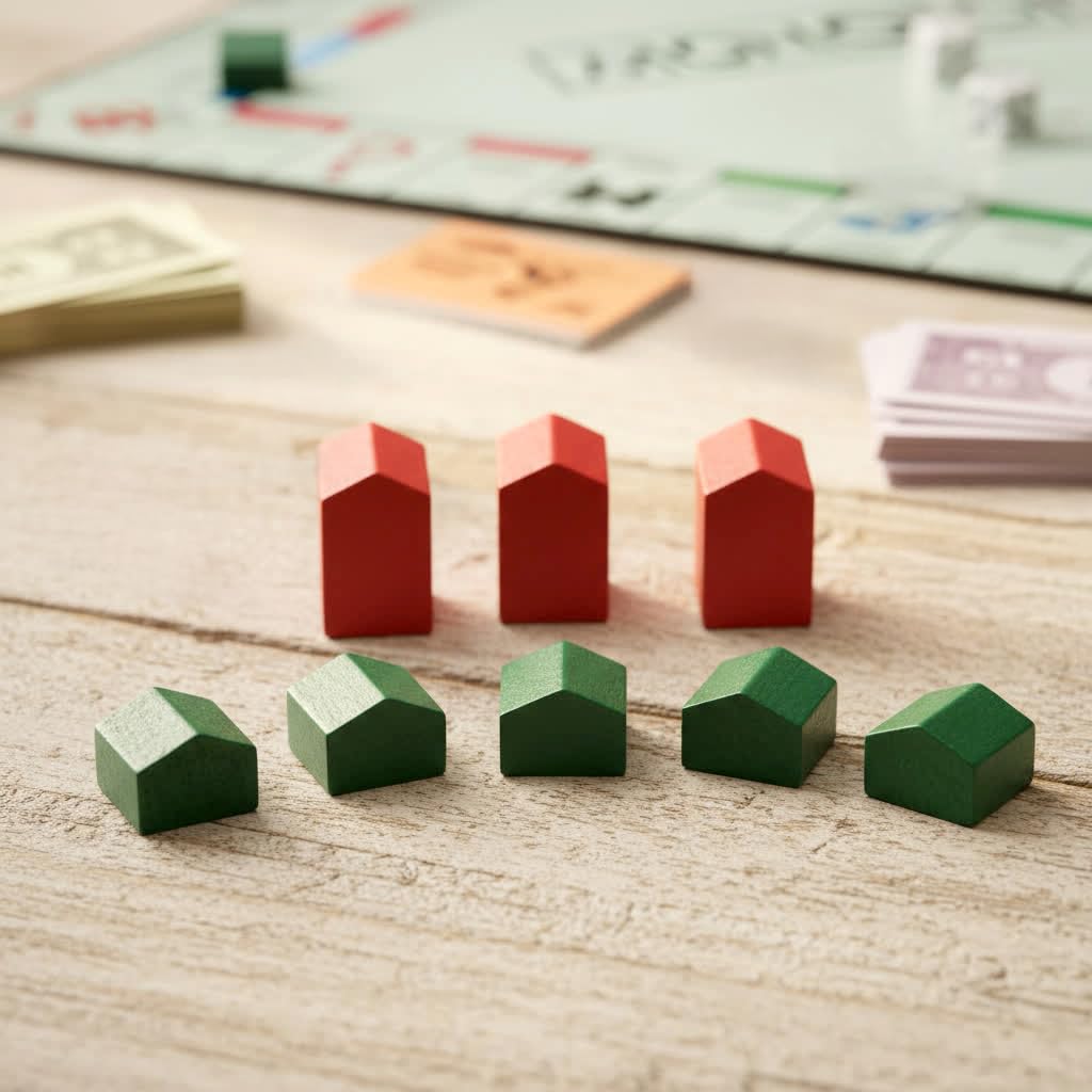Monopoly Nostalgie Edition gra planszowa w stylu retro z lat 30., w wysokiej jakości puszce kolekcjonerskiej w stylu vintage z cyną figurkami, drewnianymi domkami, hotelami i dużą planszą do zabawy