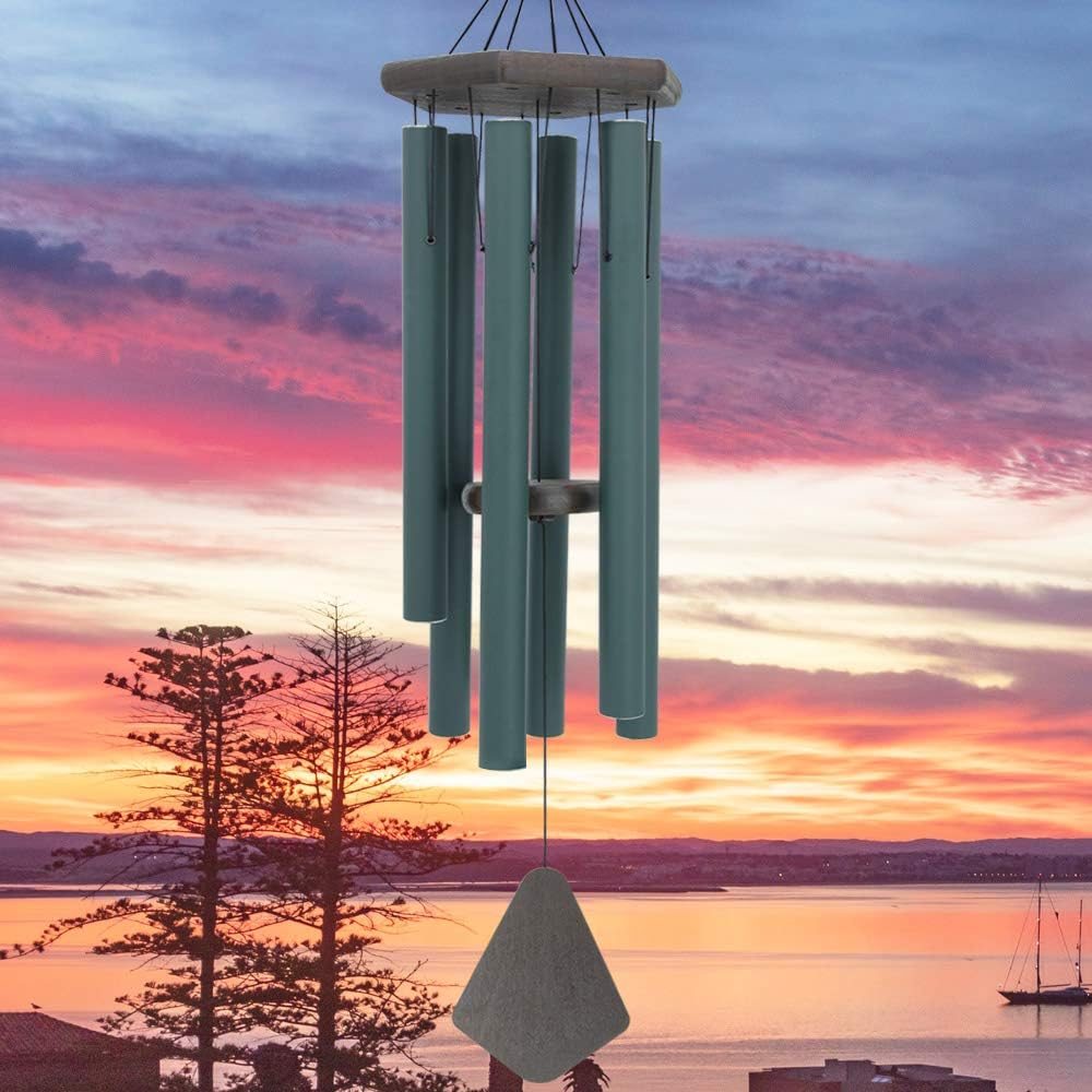Howarmer Wind Chimes Outdoor Deep Tone, 36 Inches Large Wind Chimes Outdoor Sympathy Wind Chimes for Mom/Housewarming/Christmas, Garden Wind Chimes for Outside Decoration. Green : Patio, Lawn & Garden