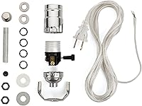 Vista 12 de Kit de lámpara – Kit de cableado eléctrico para hacer o reacondicionar lámparas – Kits de recableado de lámpara con instrucciones – Kit de lámpara
