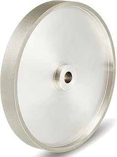 Tandefio CBN Grinding Wheel 8, 1 Wide, 5/8 Arbor, 320 Grit, Suitable for All Kinds of 8 Bench Grinders, for Sharpening Quick Speed Steel Tools Wood Turning Tools