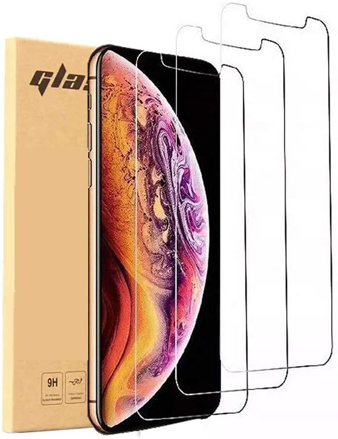 iPhone 11 Pro Tempered Glass Screen Protector - 3 Pack - Durable, Strong, and Case Friendly
