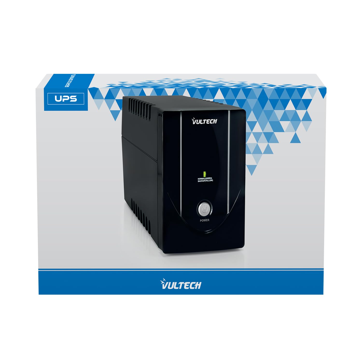VulTech UPS800VA-LITE Gruppo di continuità UPS Serie Lite 800VA 440Watt 2x Bipasso 10-16A/Schuko 1x IEC13