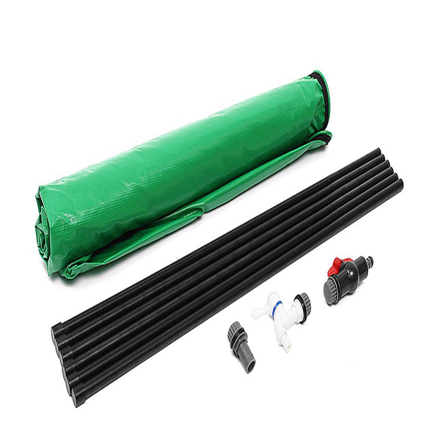 Colector de Agua de Lluvia Plegable, depósito de Agua Flexible con Grifo y Filtro, Resistente a los Rayos UV, anticorrosión, para riego de Jardines,A01,500L