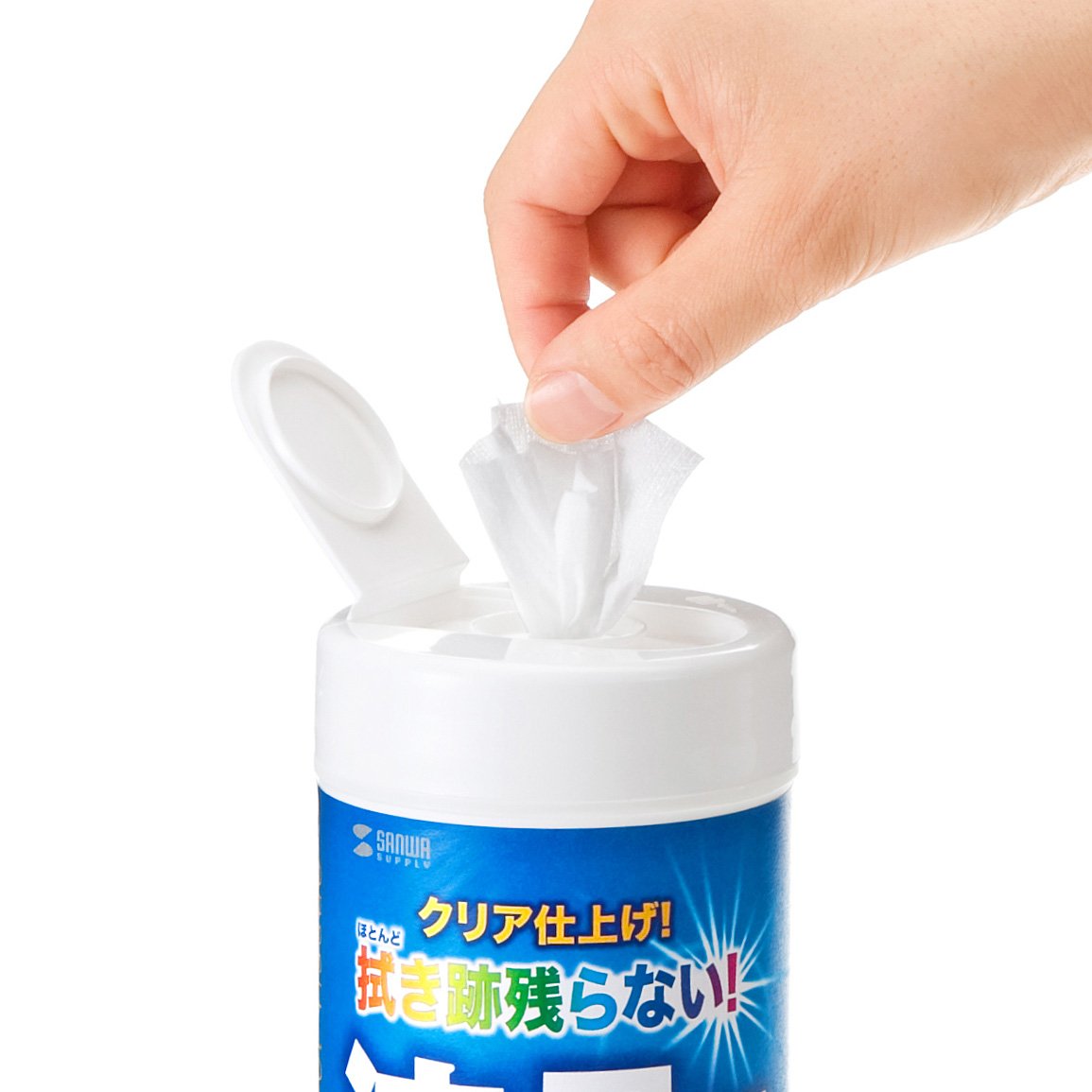 Amazon.co.jp: サンワサプライ ウェットティッシュ(液晶用) 80枚 CD