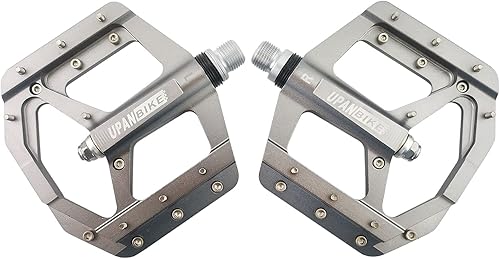 Miniatura 4 de UPANBIKE 916 "bicicleta Pedales aleación de aluminio CNC amplia plataforma plana ultraligero sellado rodamientos pedales bicicleta