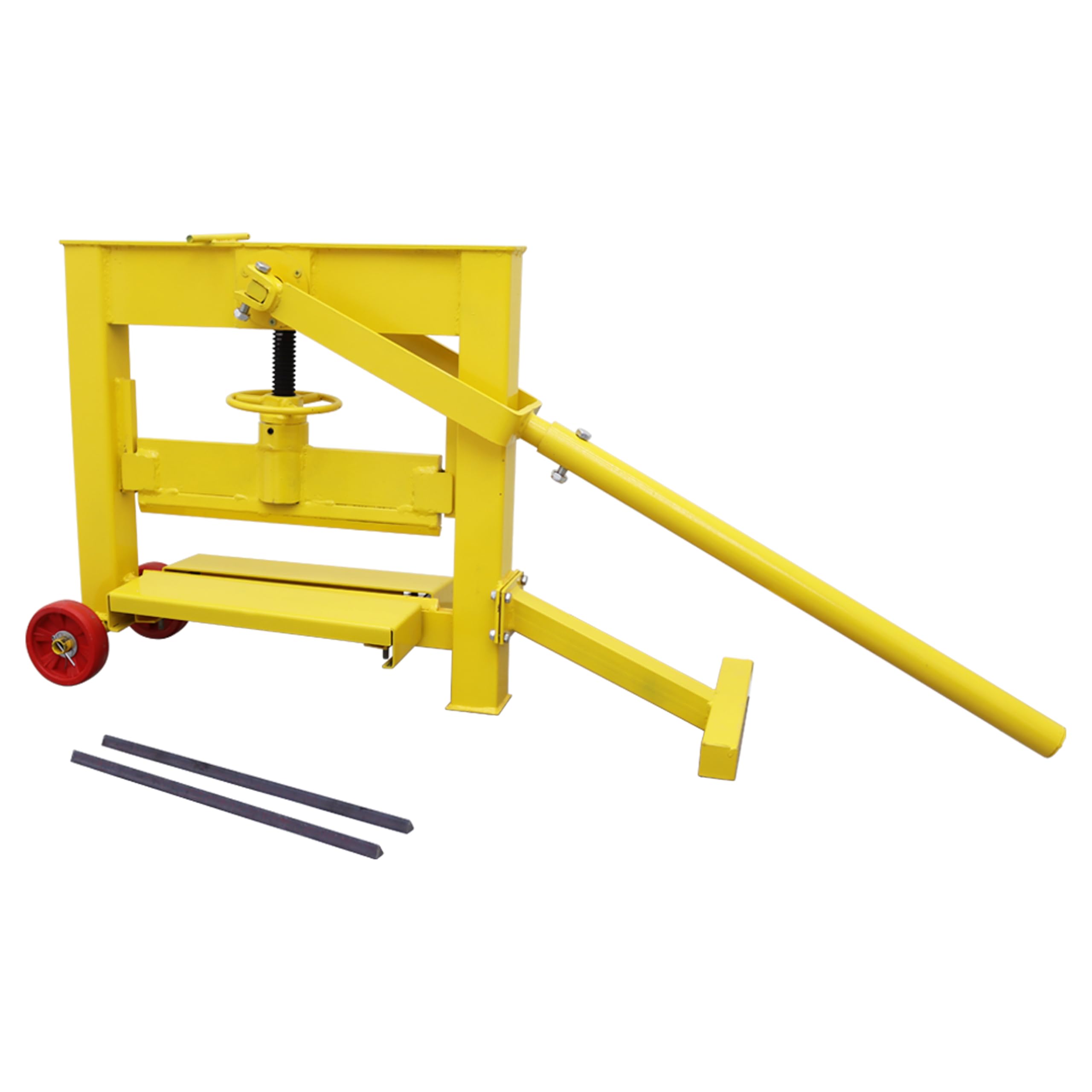 TECHTONGDA Brick Paver Cutter Tool for Kerbstone Footpath Splitter Machine Manual Cutting Width 0-11.8" Fired Bricksand Ventilation/Clay Brick