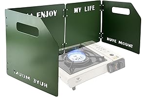 Essential Companion for Outdoor Cooking: Folding Windscreen for Camping Stove