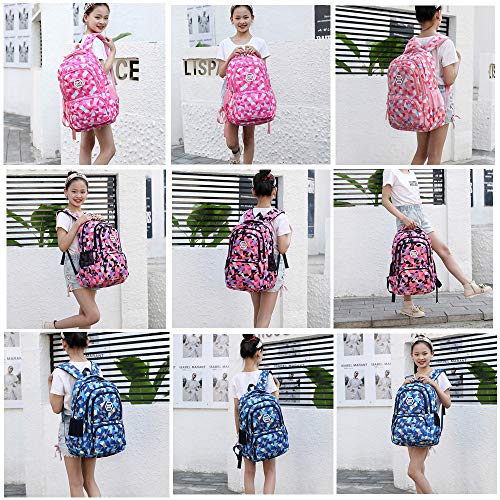 Bansusu Geometric-Print Backpack School-Bag For Girls-Boys Middle-School Elementary Bookbags #TOP6