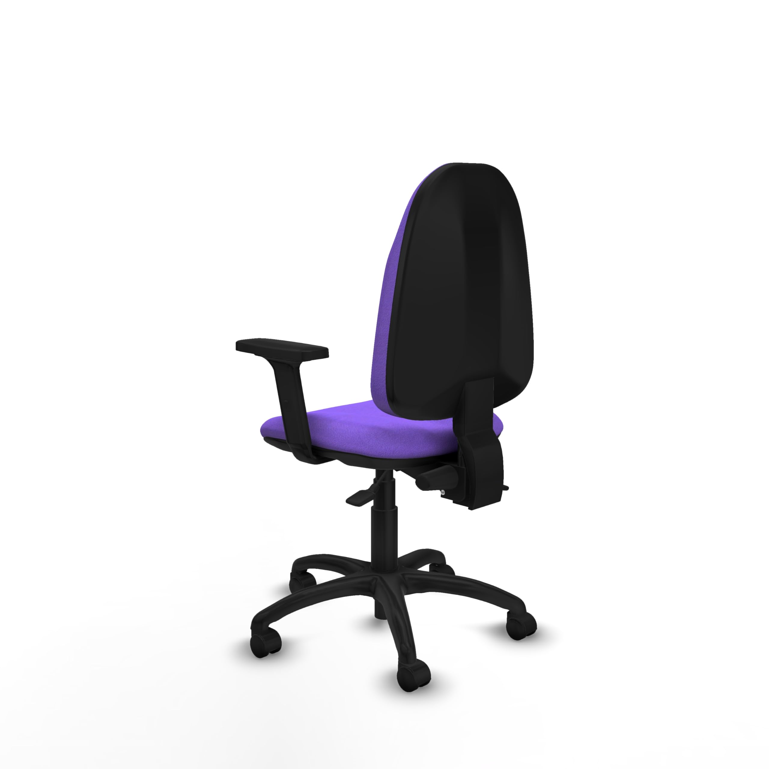 Piqueras y Crespo Silla de Laboratorio ergonómica Algarra con Respaldo Regulable en Altura, Brazos 2D y Mecanismo asincro para 8 Horas de Uso, soporta hasta 100 Kg