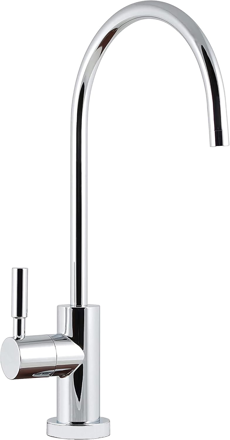 Drinking Water Faucet Chrome, IVOLON Reverse Osmosis Faucet for Non Air Gap RO Water Filtration
