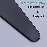 Vista 4 de HLMOptimo Heavy Duty T Hinge Tee T Strap Shed Gate Barn Fence Door Hinge Wrought Rustproof Black (6 pcs, 4 inch)