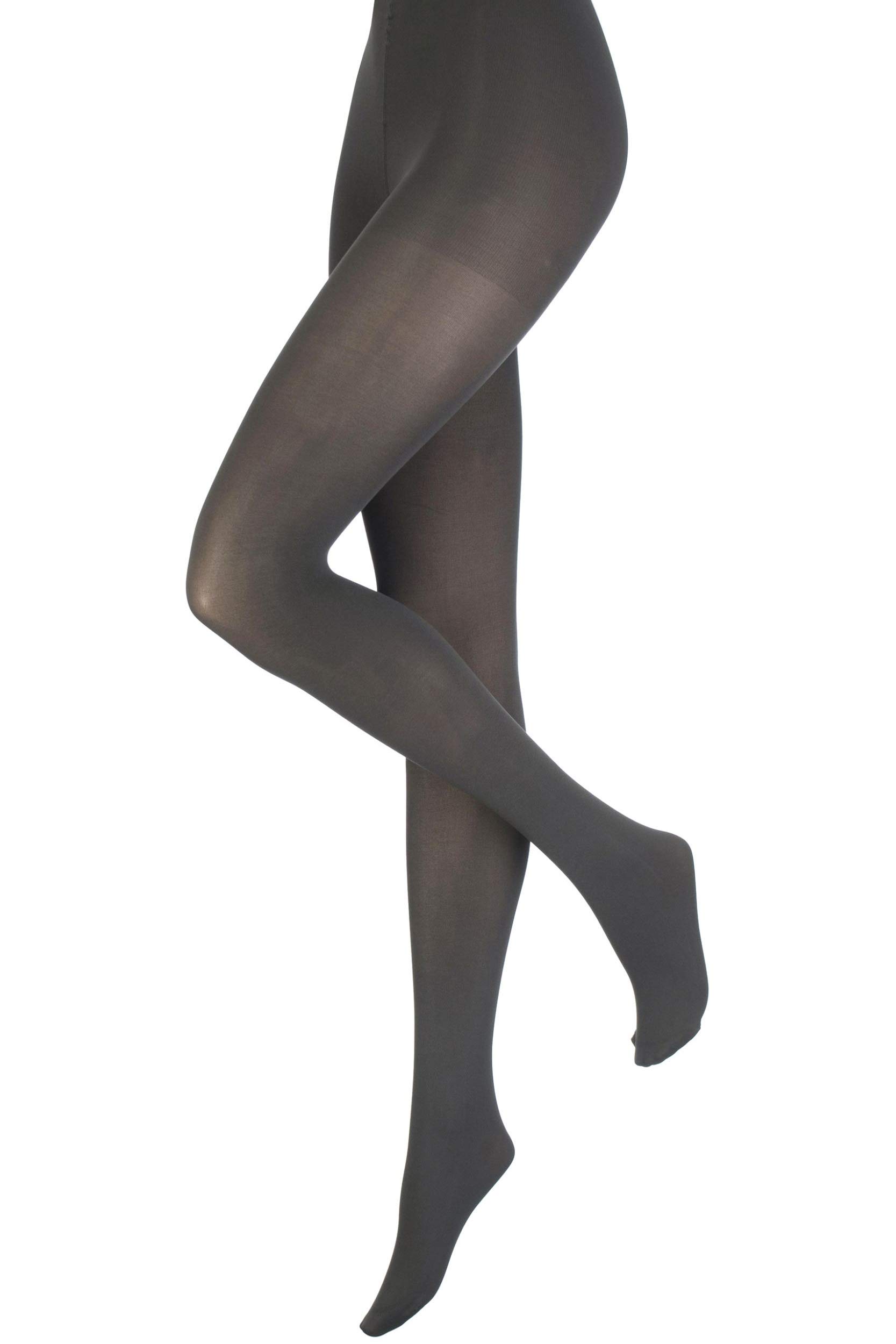 Charnos Women's Grey 1 Pair 60 Denier Opaque Tights Medium