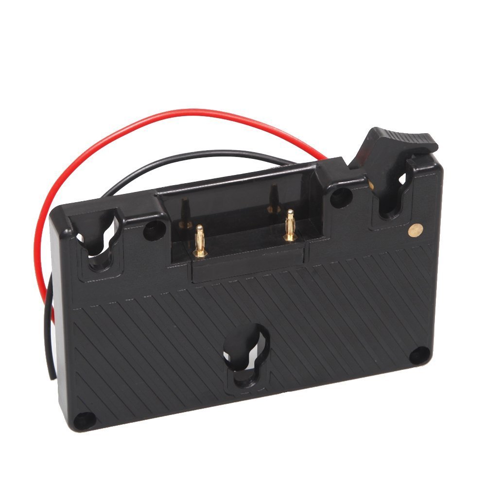 Plastic Battery Adapter Plate With D-Tap Connector For Panasonic/Anton Bauer Batteries