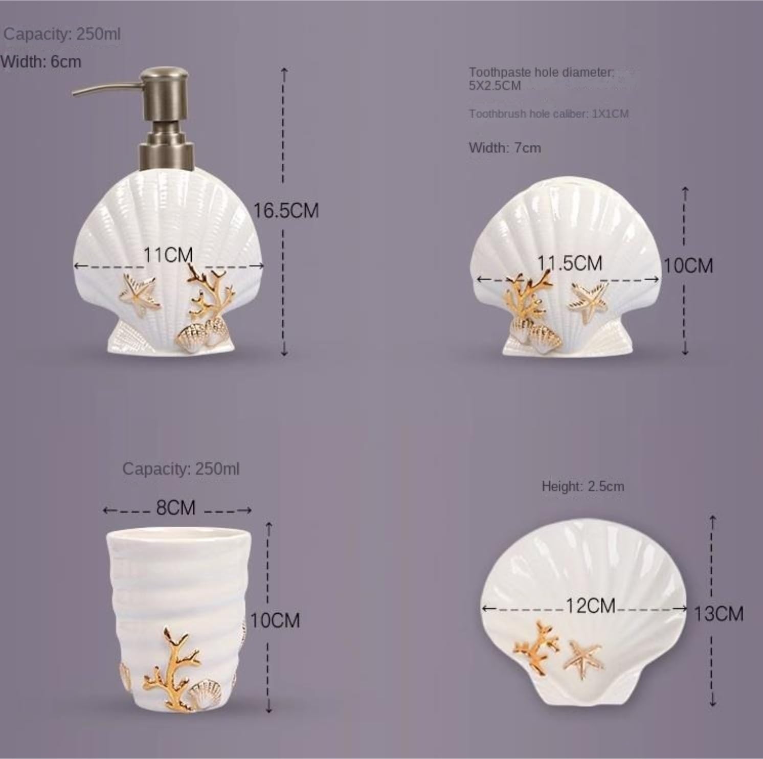 Badezimmer Set 6 Stück Bad Zubehör Komplette Set Eitelkeit Arbeitsplatte Lotion Spender Badezimmer Dekoration Organizer