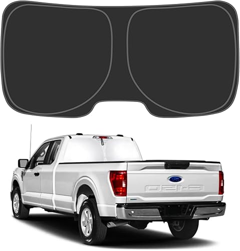 Miniatura 1 de D-Lumina Parasol para ventana trasera para portón trasero para 2015-2023 Fo-rd F150 F250 F350, parasol para ventana, bloquea los rayos UV del calor