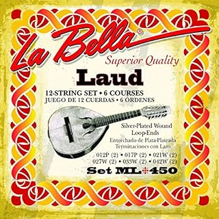 CUERDAS LAUD – La Bella (ML/450) (Juego Completo) - Les Beatles, Paul McCartney, John Lennon, RIngo Starr, George Harrison