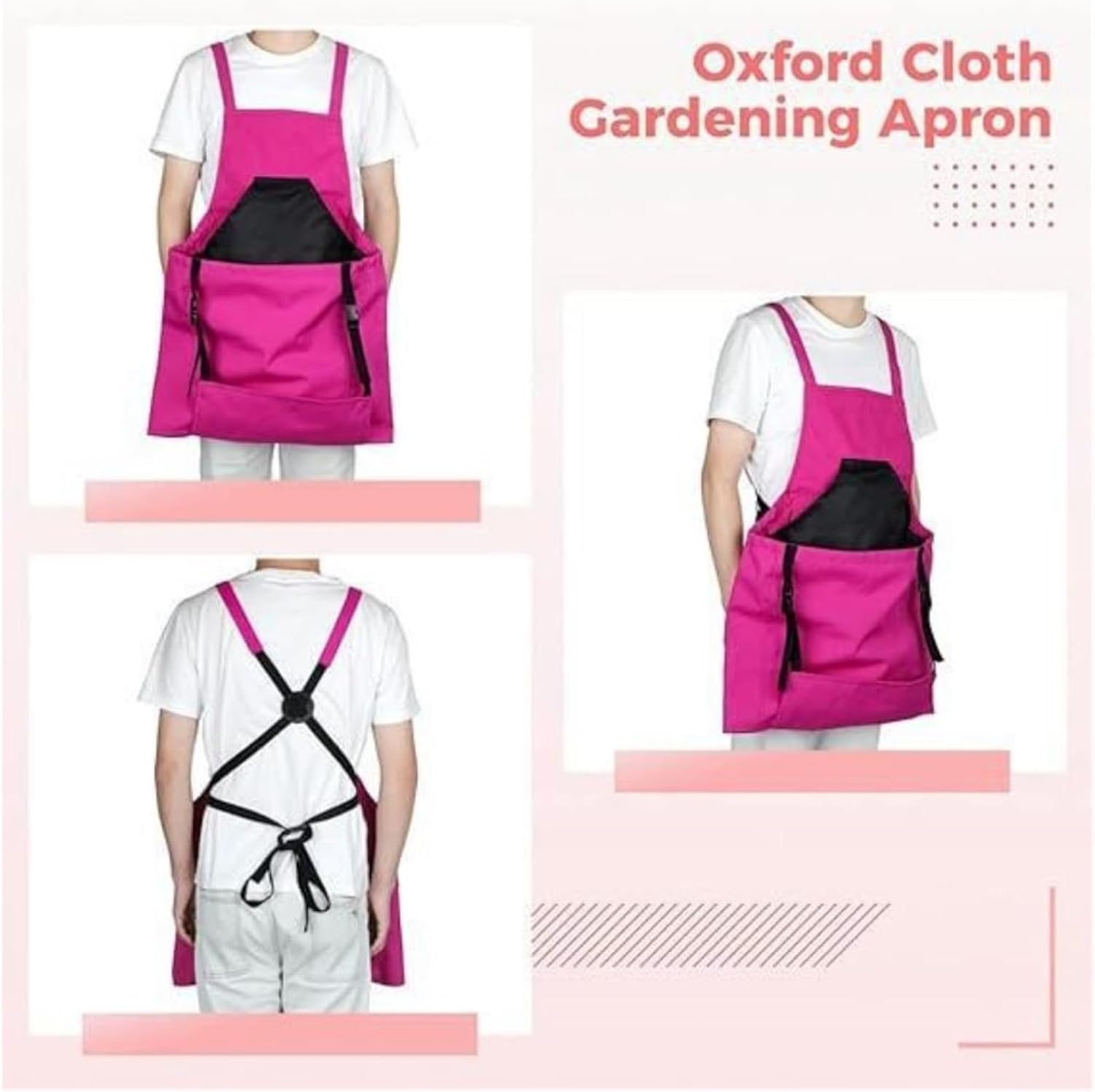 Tool Apron Quick Release Waterproof Harvesting Apron Backpack Tool Orchard Fruit Picking Bag Large Pocket