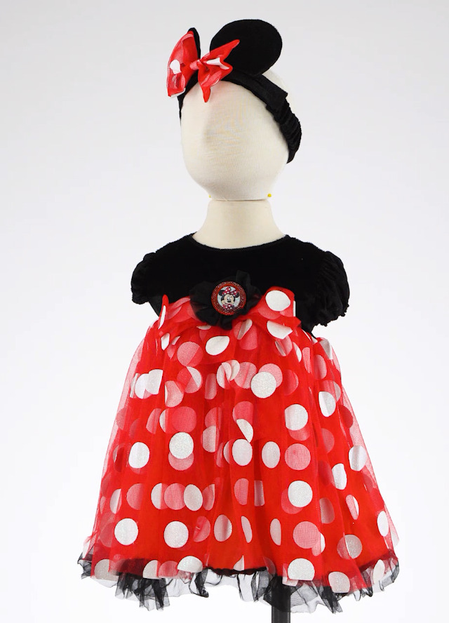 Disfraz Minnie rojo para bebé 6-12 meses miniatura 2