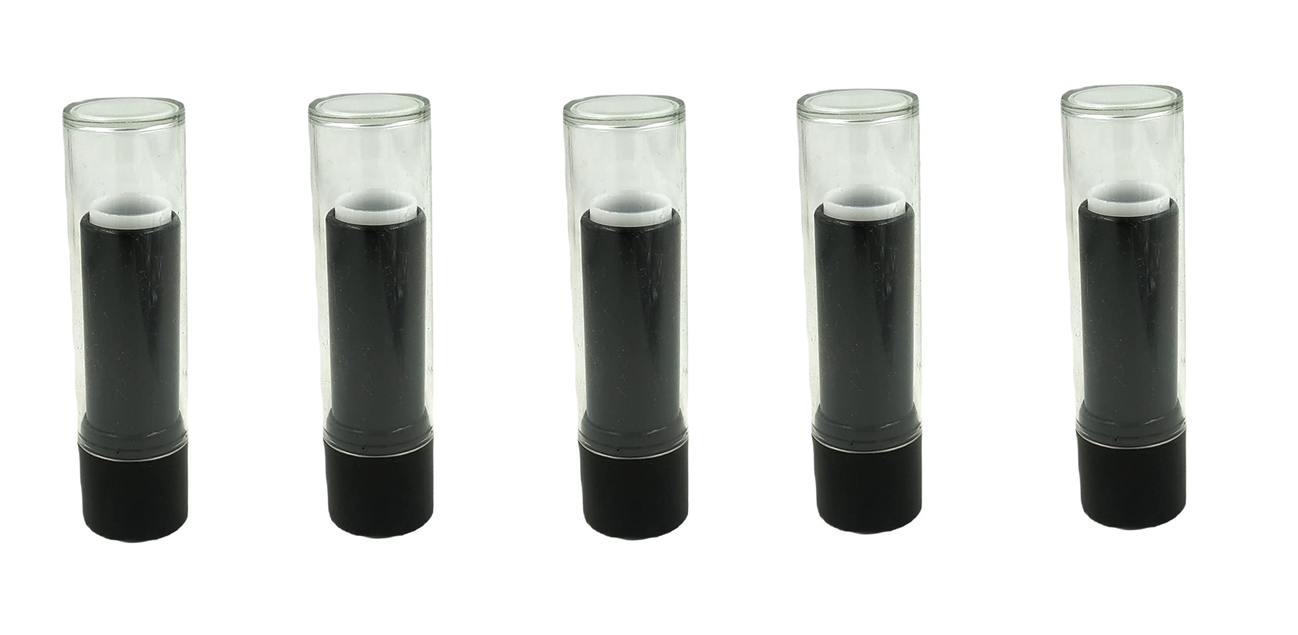 Hunky Dory 5pcs 5ml Plastic Unbreakable Travel Empty Lip Stick, Kajal,Lip Care, Face Care Costemic, Bottles Empty Lip Containers Tubes,Refillable Bottle-picture-4