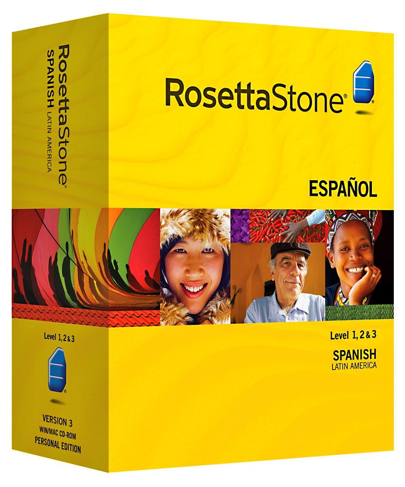 Rosetta Stone Spanish (Latin America) Level 1, 2 & 3 Set with