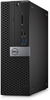 Dell Optiplex 5050 Intel Core i3-6100 X2 3.7GHz 8GB 500GB Win10, Black (Renewed)