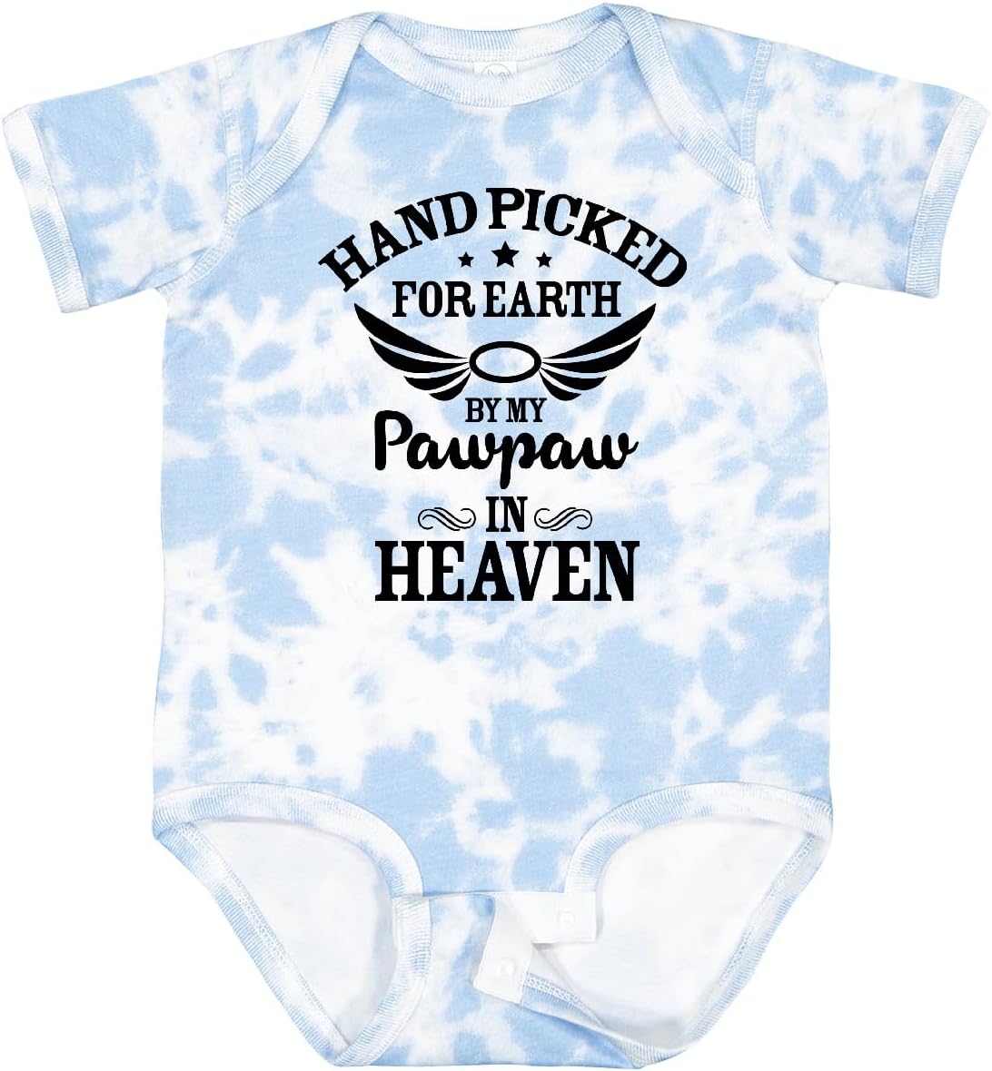 inktastic Handpicked for Earth By My Pawpaw in Heaven with Angel Baby Bodysuit