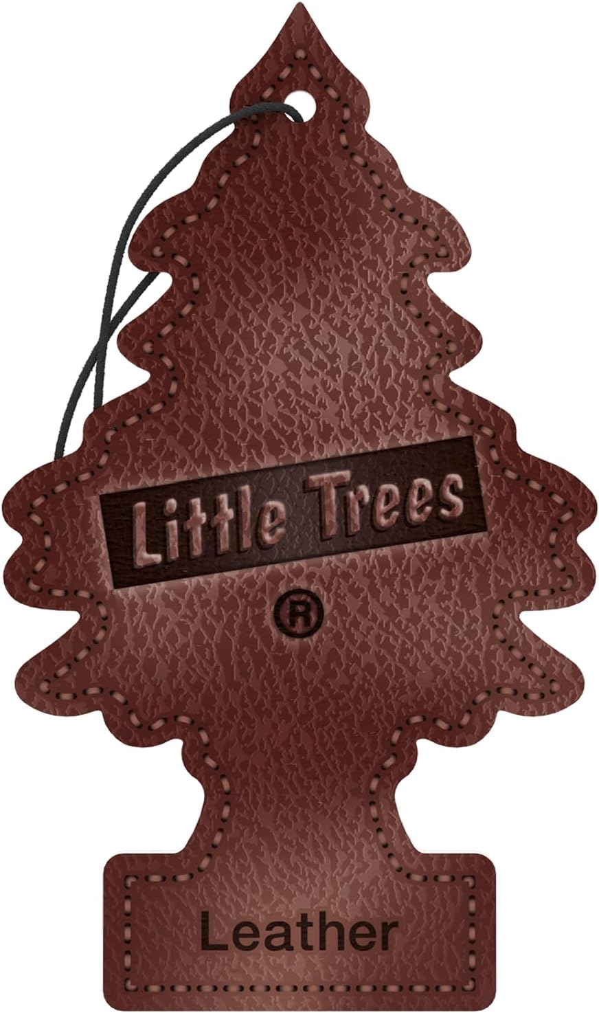 LITTLE TREES Car Air Freshener | Hanging Paper Tree for Home or Car | Leather