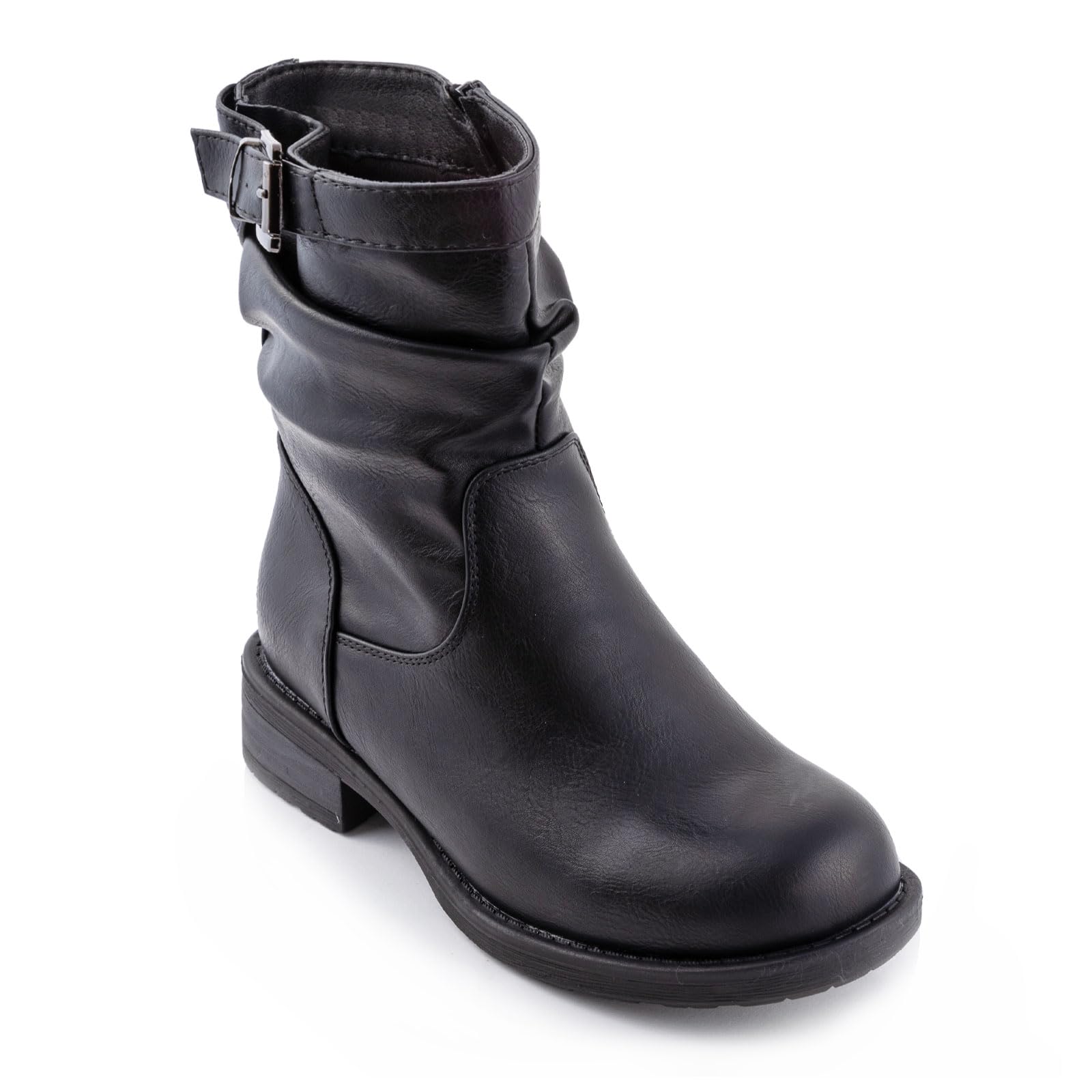 Toocool Zapatos mujer botas biker bajas motociclista casual hebilla G527