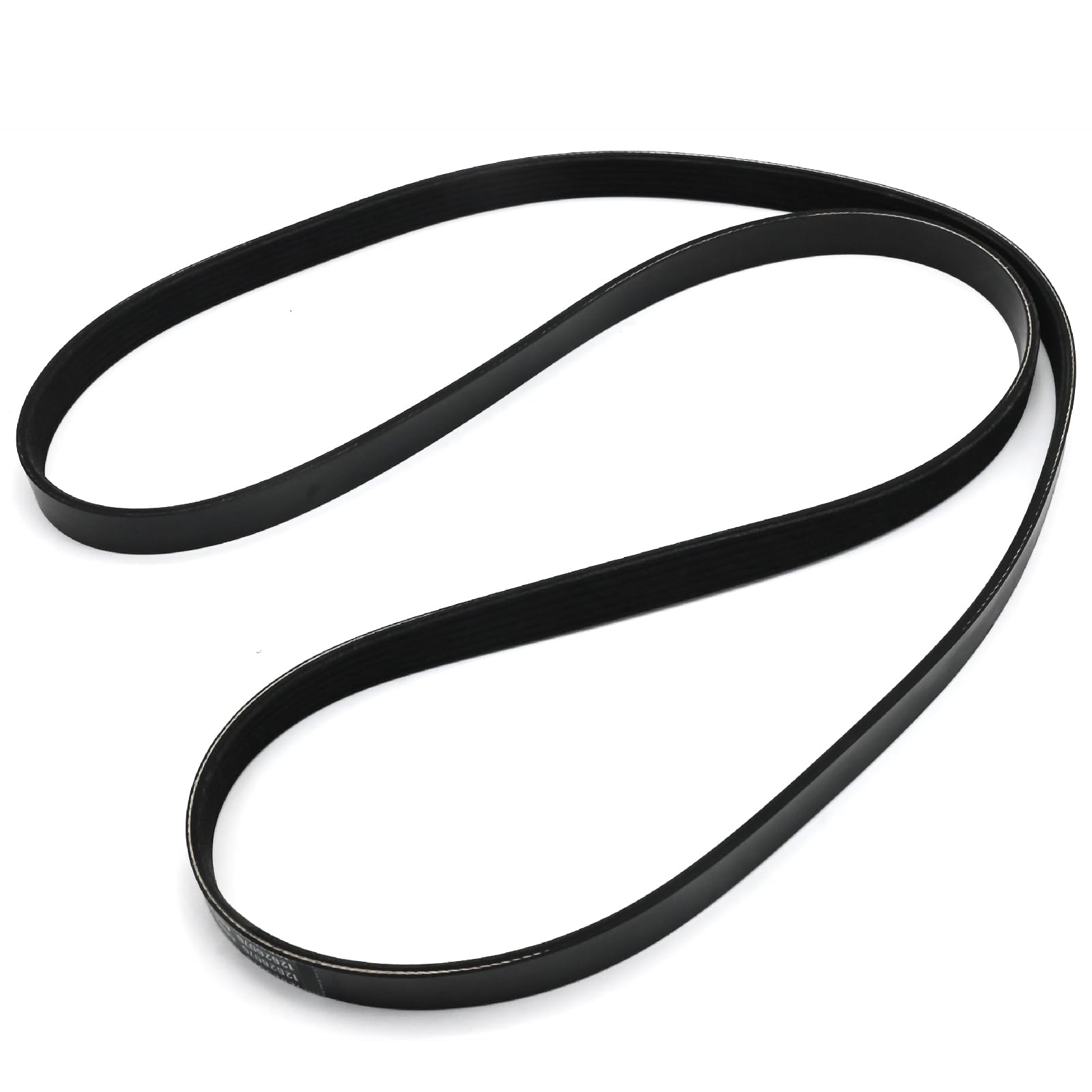 Newnessai 12626076 V-Ribbed Serpentine Belt, Replacement for Cadillac Replacement for Chevy Replacement for GMC 5.3L 6.2L 2014-2020, Replaces 12626076