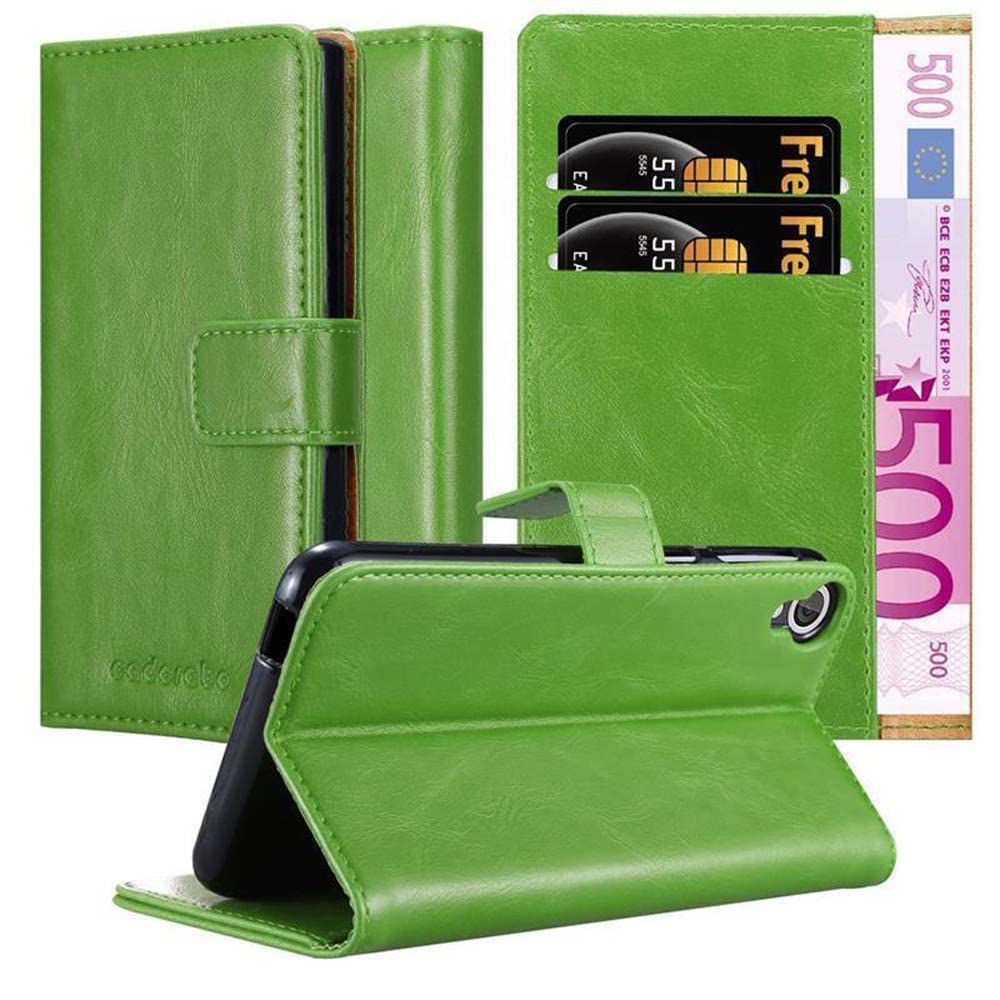 Cadorabo Custodia A Libro Portafoglio Per HTC Desire 820 - Rosso Carminio, Con Slot Carte, Chiusura Magnetica, Funzione Stand - 3