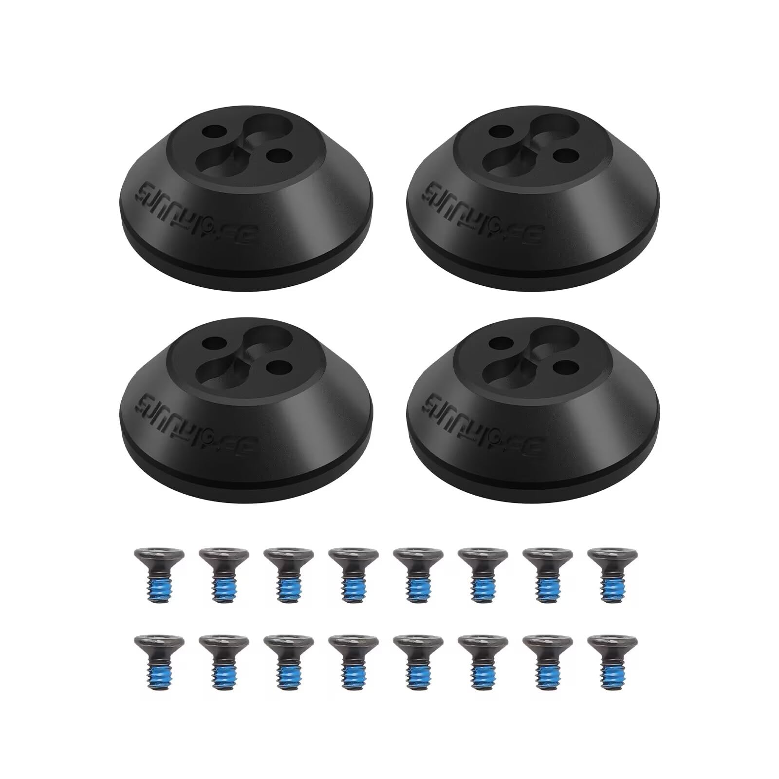 Hesupy Motor Protective Cover Cap for DJI Avata 2, Aluminum Alloy Motor Protection Case, Dust-Proof Waterproof Motor Protector for Avata 2 Drone (Black)