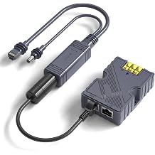 Starlink Mini PoE Injector & Splitter - 150W Power Over Ethernet with Surge and ESD Protection with High-Speed Network for Starlink Dishy Mini Ideal Star Links Internet Kit Satellite