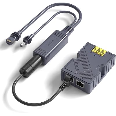 Starlink Mini PoE Adapter Set - 150W Starlink PoE & 100W Isolated Splitter, DC 48V/3A Input GigE Passive & ESD Protection with Starling Conversion kit, RJ45 & DC Adapter for Starlink Mini/Mini X Dishy