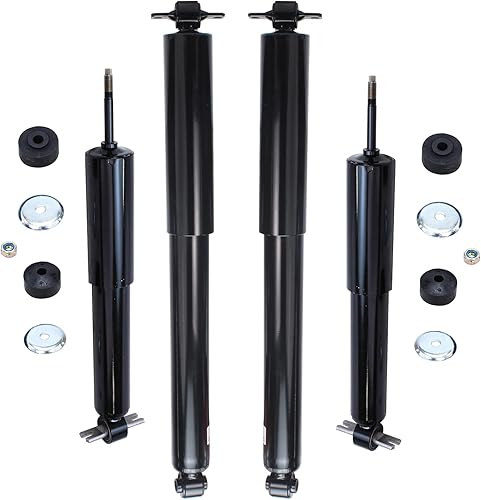 Miniatura 136 de Detroit Axle - Amortiguadores traseros para Chevrolet Equinox GMC Terrain Pontiac Torrent Saturn Vue Suzuki XL-7, 2 Amortiguadores traseros