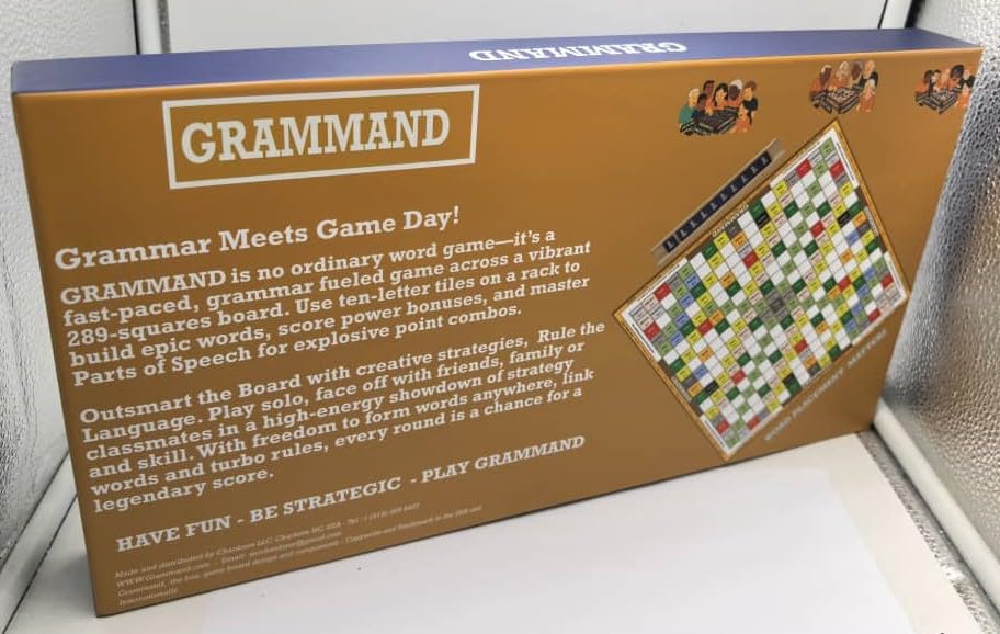 Classic - Two Fold — Juego de mesa de palabras estratégicas sobre partes del habla para edades de 7+, 2 a 6 jugadores, tablero de 289 casillas miniatura 6