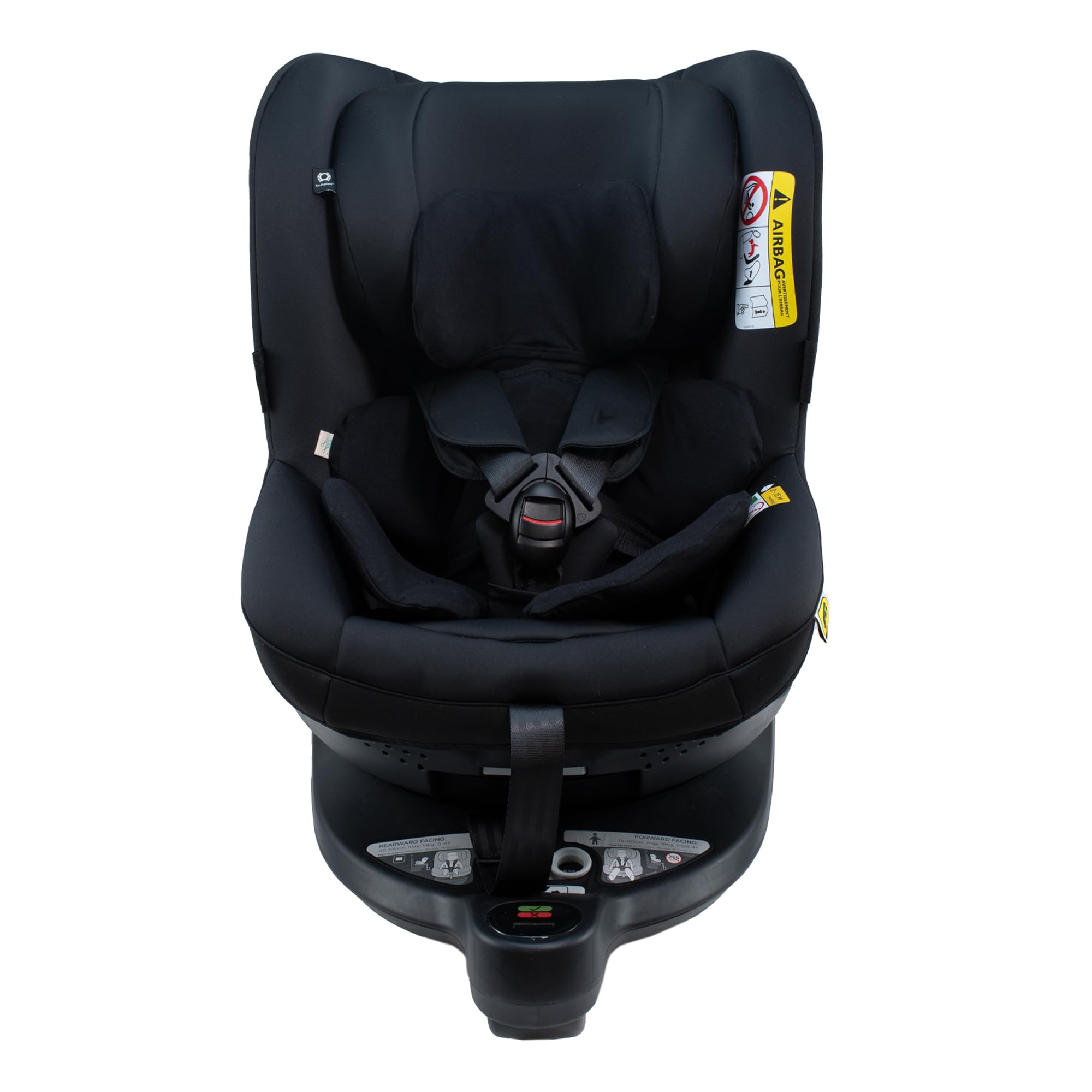 JYOKO Kids Funda de algodón para Reductor de Silla de Coche Compatible con Joie I-Spin 360 (Black Series)