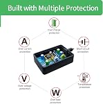 [ETL Certifié] 9V Cord de puissance pour frère P-Touch PT-D210 PTD220 PT-H110 Label Maker, Remplacement pour AD-24/AD-24ES Adaptateur de puissance, 10Ft Câble de chargeur, compatible UL/FCC/RoHS