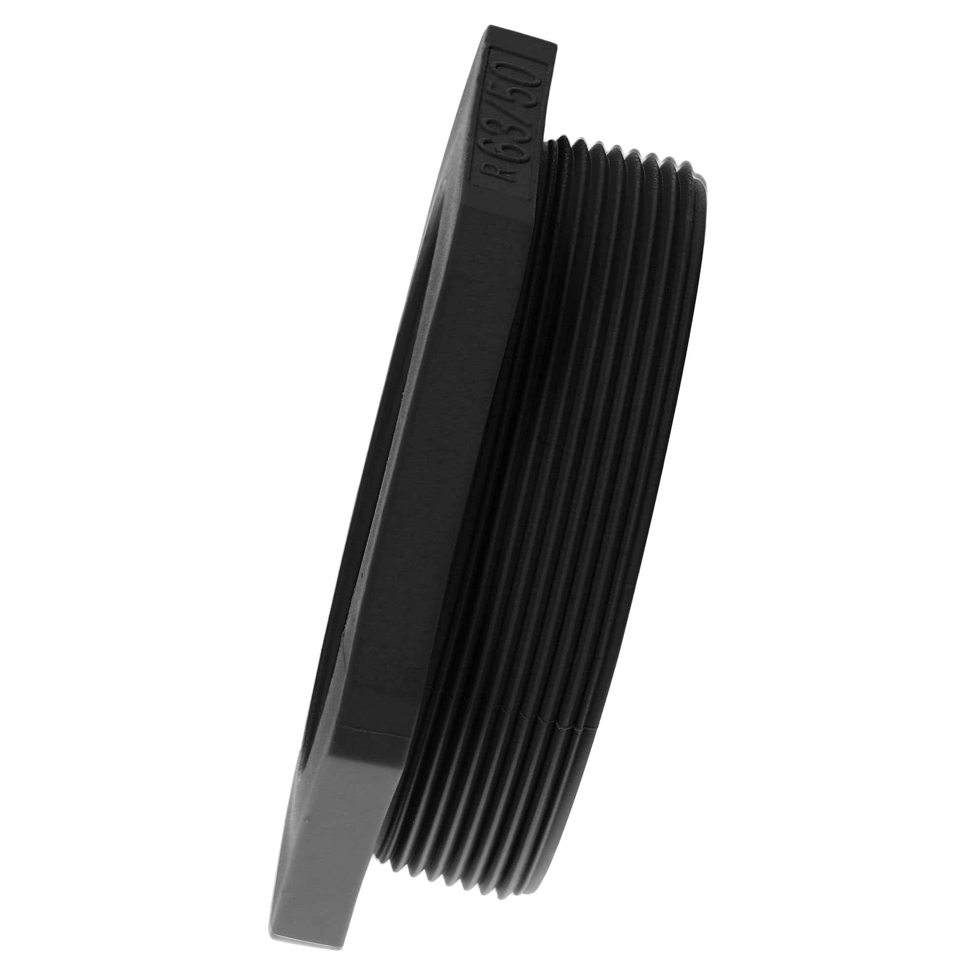 Kalitec G6635010 Riduzione M63/M50 Plastica Nero I Riduttore Passacavo esagonale I M50 Filettatura interna I M63 Filettatura esterna I IP68