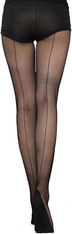 Womens Professional Latin Fishnet Stocking Non-slip Cotton Sole Tango Dance Tights