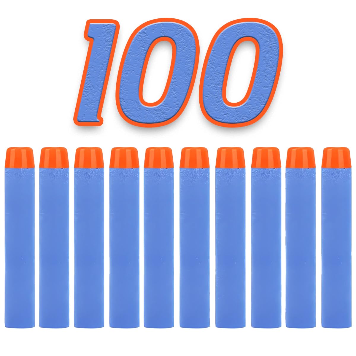 100 Pièces Ventouse Balles 7.2*1.3cm Recharge Fléchettes Jouet Pistolet Mousse Eva Balles Pour Nerf Rival Balles Garcon Enfants 100 Pièces Ventouse Balles 7.2*1.3cm Recharge Fléchettes Jouet Pistolet Mousse Eva Balles Pour Nerf Rival Balles Garcon Enfants